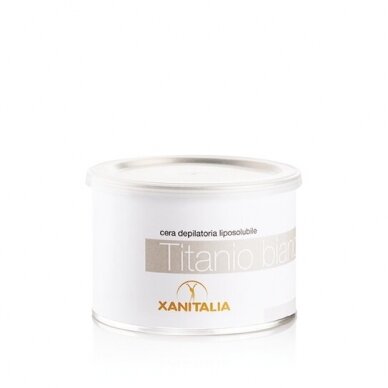 XANITALIA vaškas depiliacijai SOFT STRIP, White titanium 400 ml XANITALIA vaškas depiliacijai SOFT STRIP, White titanium 400 ml