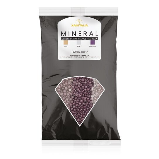 XANITALIA depiliacinis vaškas granulėmis MINERAL DELUXE PERFORMANCE, Tourmaline 1000 g. XANITALIA depiliacinis vaškas granulėmis MINERAL DELUXE PERFORMANCE, Tourmaline 1000 g.