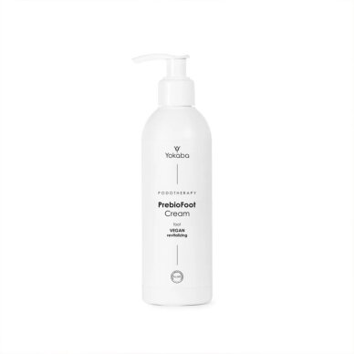 YOKABA PREBIOFOOT veganiškas drėkinantis pėdų kremas su prebiotiku, 240 ml